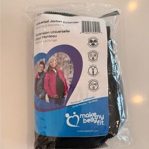 make my belly fit Universal Jacket Extender - Black